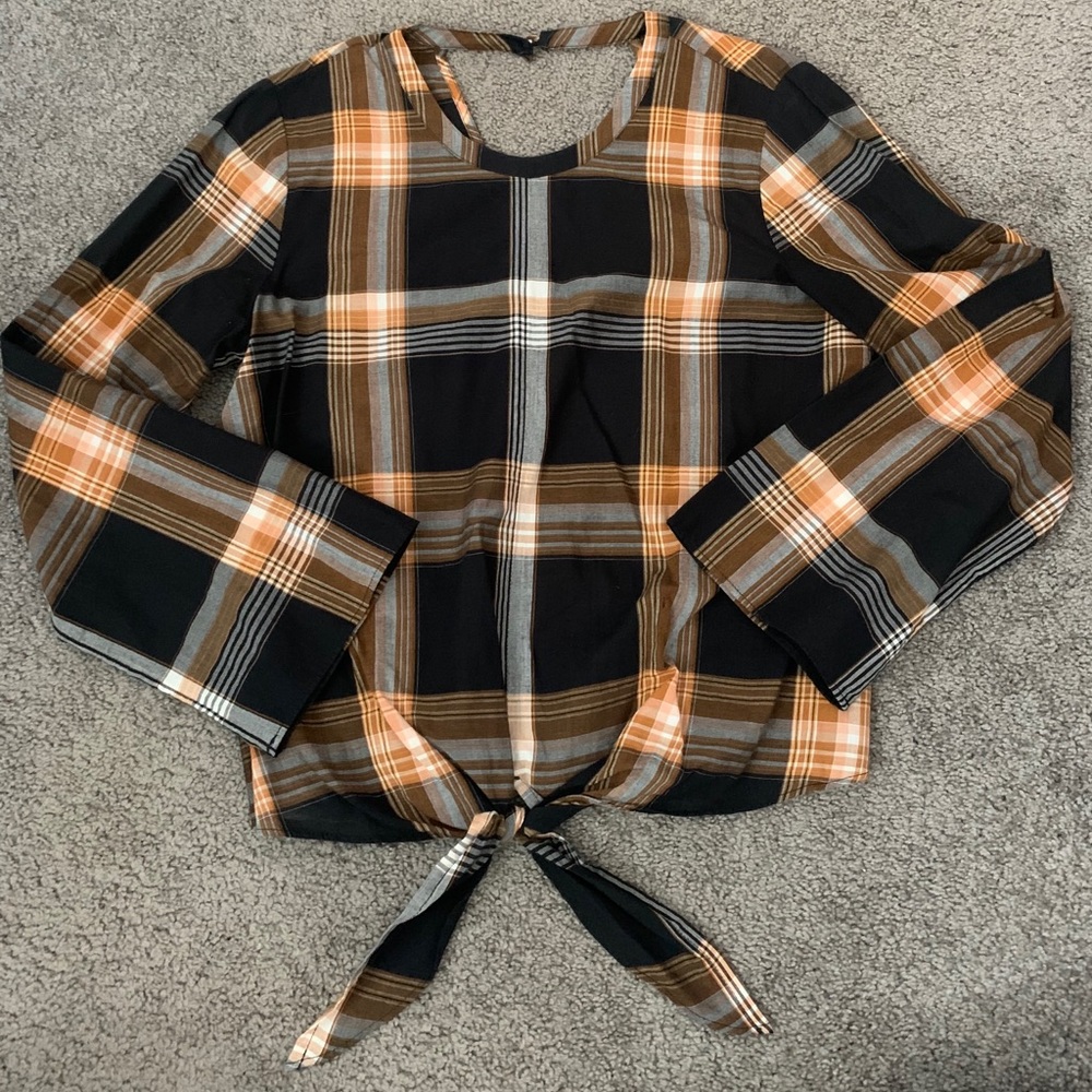 Madewell Plaid Top